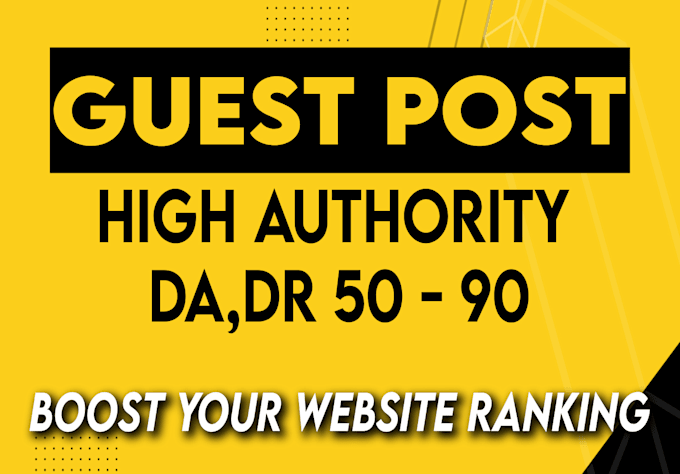 Gig Preview - Do guest post,guest posting SEO authority dofollow backlinks