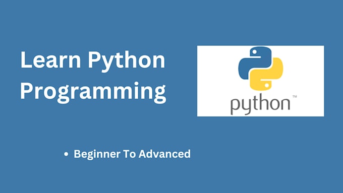 Gig Preview - Be your python programming tutor