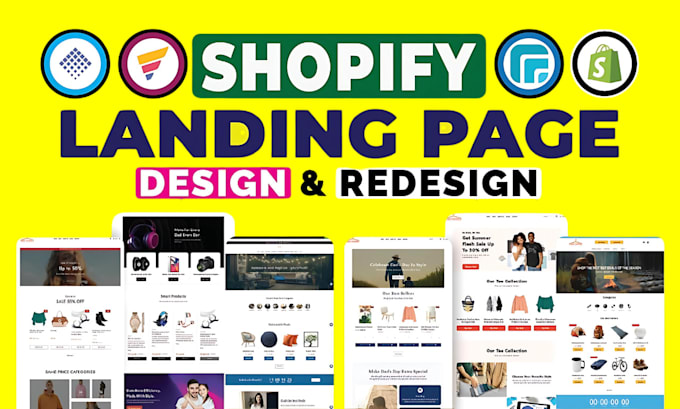 Gig Preview - Design shopify landing page or product landing page using pagefly