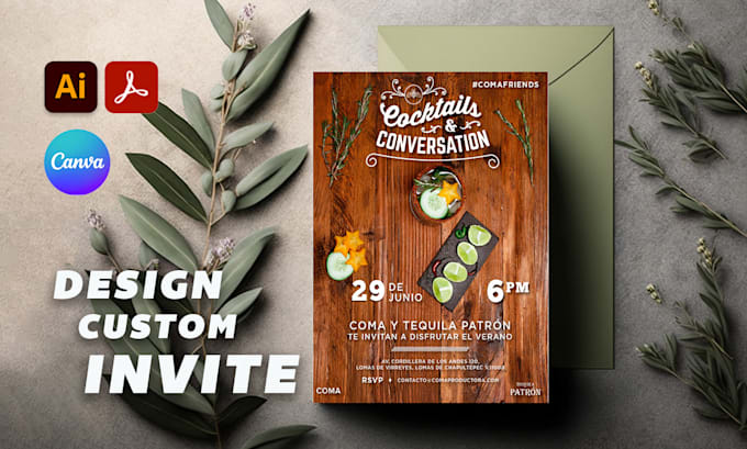 Gig Preview - Design an invitation for any event in jpg or canva