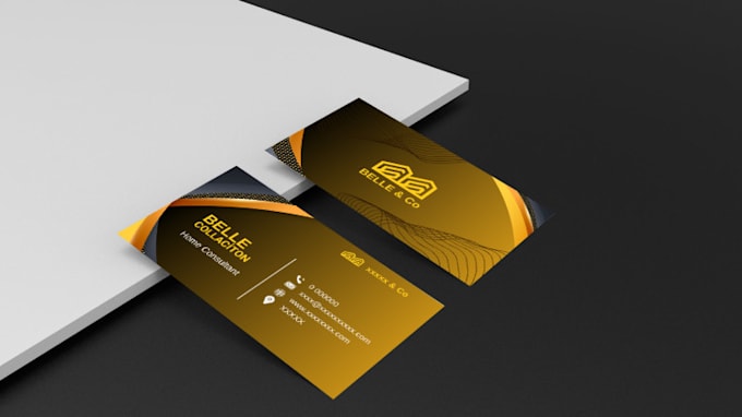 Gig Preview - Create modern luxury professional business card design