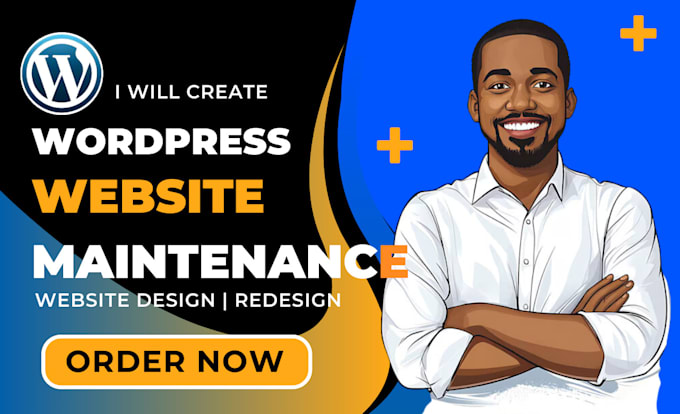 Gig Preview - Wordpress maintenance website manager small business website speed optimization