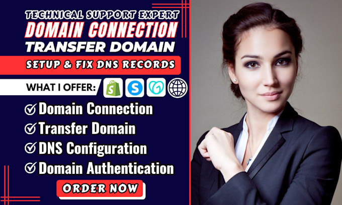 Bestseller - connect domain, fix dns, transfer domain to shopify, systeme io, godaddy, wix