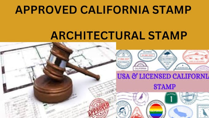 Gig Preview - Apply 7 years experience for architectural drawings ca stamp usa city permit