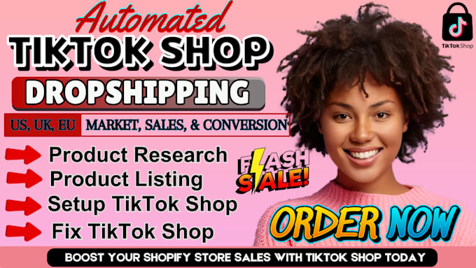 Bestseller - setup, manage tiktok shop dropshipping, tiktok shop ads boost tiktok shop sales