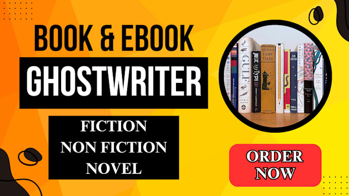 Gig Preview - Ghostwrite ebook fiction fantasy novel book writer short story non fiction