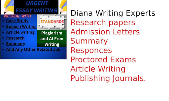 Gig Preview - Do essay writing case study research writing, summary  market research