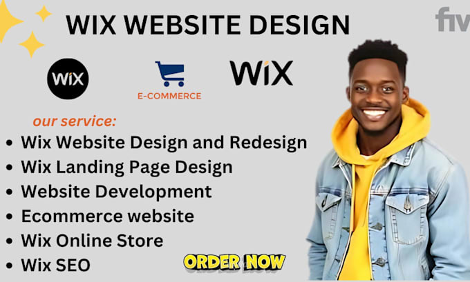 Bestseller - build wix landing page website design, redesign  and online store