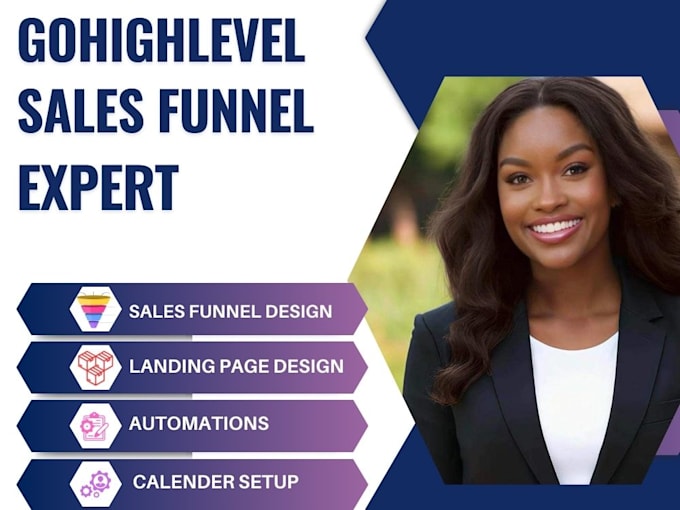 Gig Preview - Gohighlevel sales funnel gohighlevel landing page gohighlevel automation