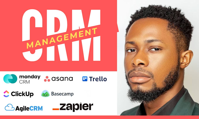 Gig Preview - Setup mondaycrm asana trello clickup airtable notion basecamp zapier agilecrm