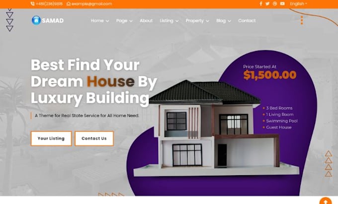 Gig Preview - Build your real estate website and integrate mls to idx