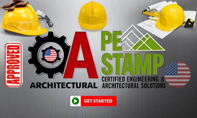 Gig Preview - Stamp and review your structural and civil engineer plan for USA city permit