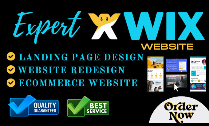 Gig Preview - Do wix website design, wix landing page design, wix website design, wix redesign