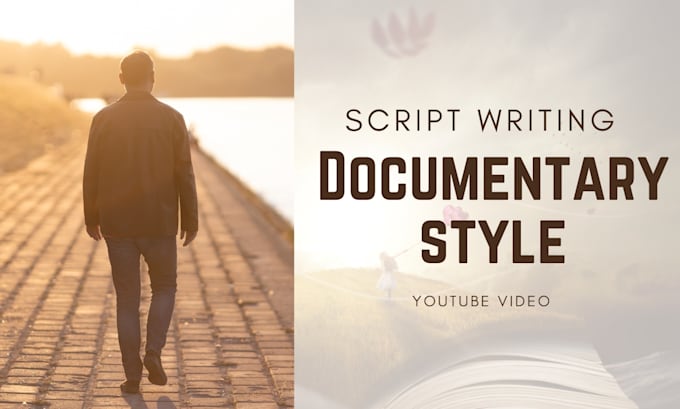 Gig Preview - Be your expert documentary script writer with well researched narratives