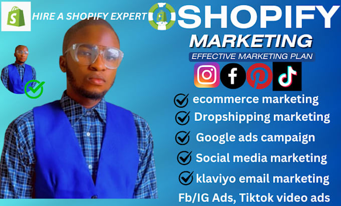 Gig Preview - Promote shopify store shopify marketing sales funnel to boost shopify sales