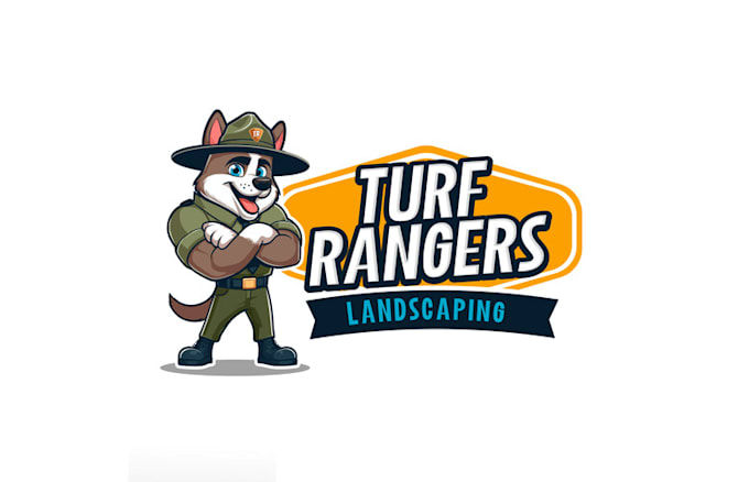 Gig Preview - Create unique fun park ranger mascot logo