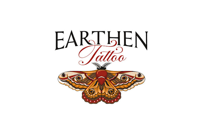 Bestseller - earthen tattoo shop artistic ancient appeal logo