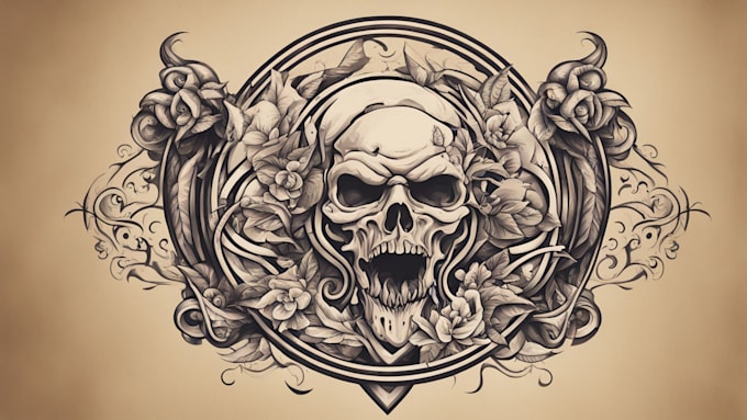 Gig Preview - Create any design in traditional tattoo or old school style