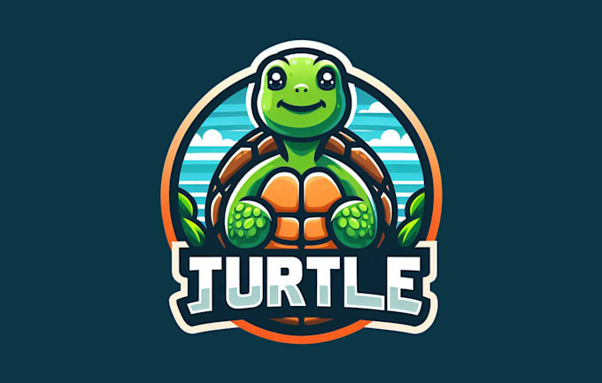 Gig Preview - Design high quality turtle mascot logo for your business