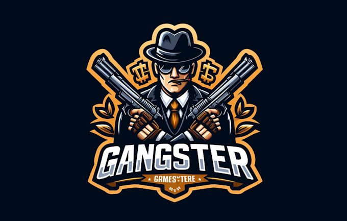 Gig Preview - Design an awesome gangster, mafia mascot logo in just 1 day