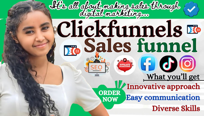 Gig Preview - Online course sales funnel for kajabi, thinkific, systeme io, clickfunnels forms