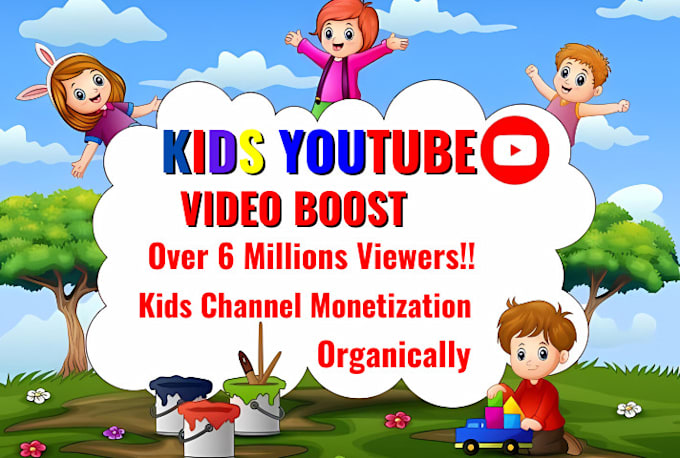 Bestseller - promote kids youtube video in playlists kids channel SEO monetization google ads