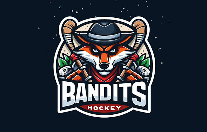 Gig Preview - Design outstanding bandits sport mascot logo with express delivery