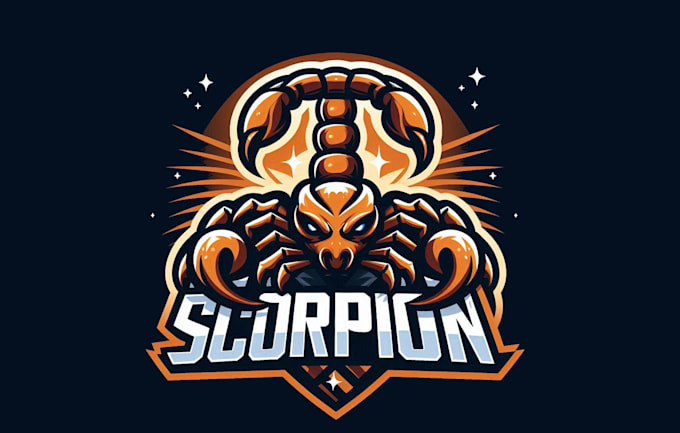 Gig Preview - Design wonderful scorpion mascot logo with unlimited revision