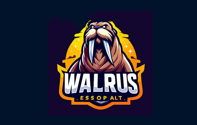 Bestseller - create a high quality walrus esport logo with a unique new concept