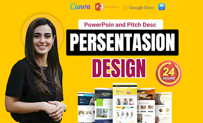 Gig Preview - Do pitch deck and business presentation design in 24 hours