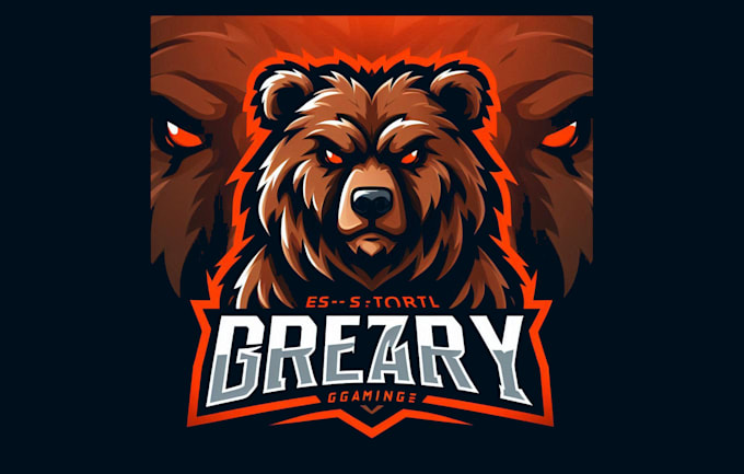 Gig Preview - Design outstanding grizzly bear head mascot logo in one day