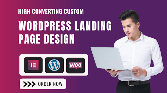 Gig Preview - Design wordpress landing page or elementor pro landing page