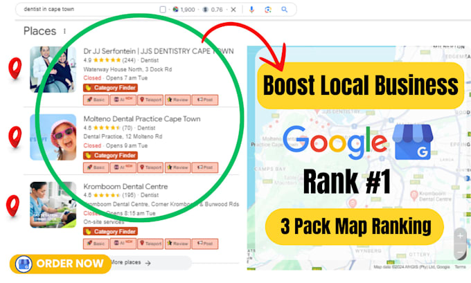 Gig Preview - Boost maps ranking, gmb ranking and local SEO optimization