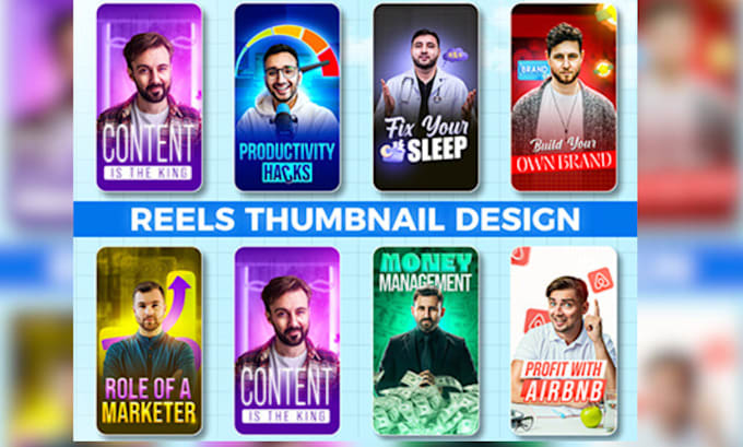 Gig Preview - Create stunning instagram reel thumbnails that boost your views