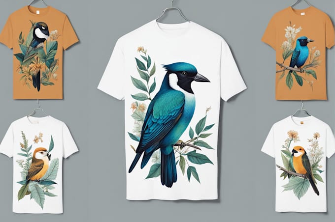 Gig Preview - Draw a botanical animal illustration for your t shirt design