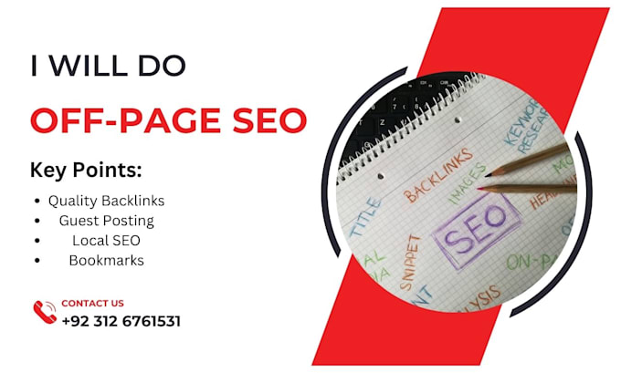 Bestseller - do off page seo and will create quality backlinks