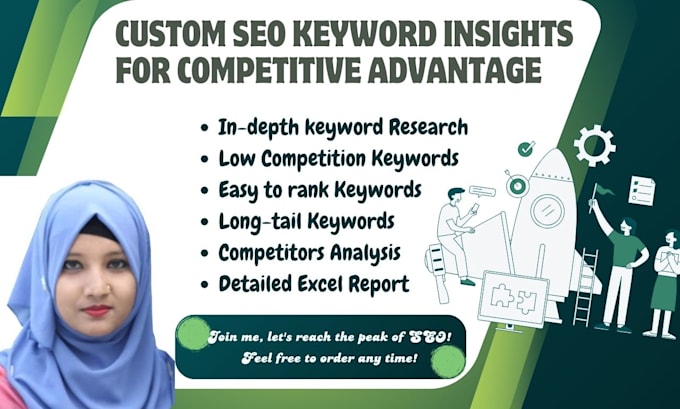 Gig Preview - Generate custom SEO keywords to boost your rankings