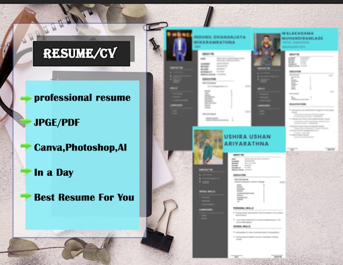 Gig Preview - Create perfect professional resume or cv for you