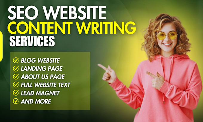 Gig Preview - Be your SEO website content writer, website content writer, article writing