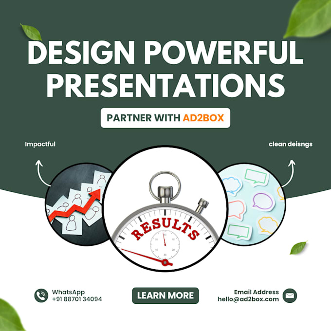 Gig Preview - Design powerful and professional presentations