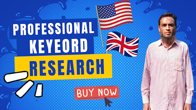 Gig Preview - Do professional keyword research for SEO and online success