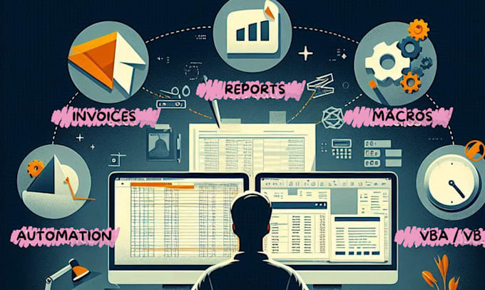 Gig Preview - Fix or create invoices macros vba reports  pivot in ms libre free office suit