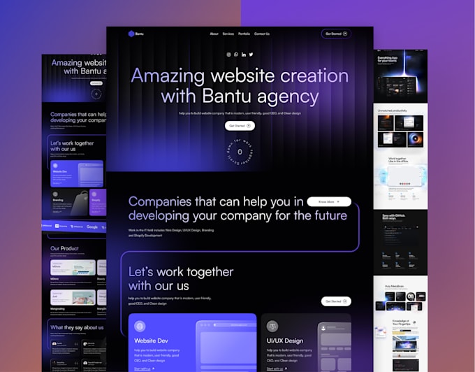 Gig Preview - Do design mobile app, website, dashboard, ui ux design in figma