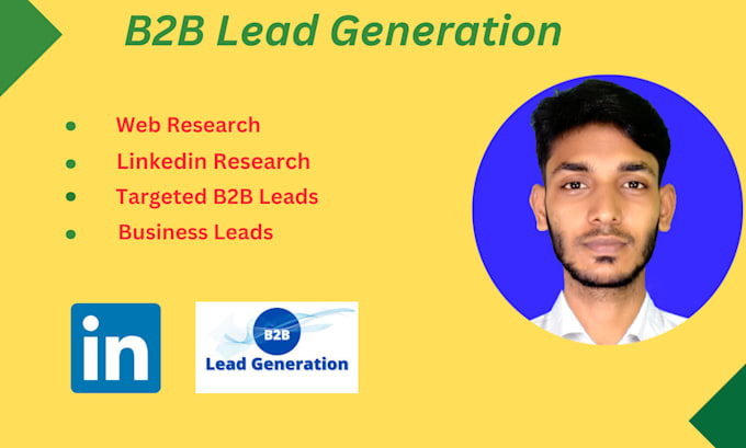 Gig Preview - Do b2b lead generation and prospect list building