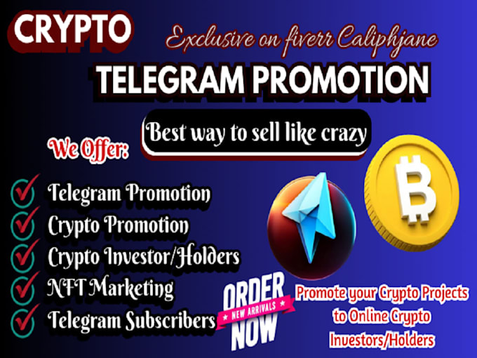 Gig Preview - Expert crypto telegram promotion boost your project with targeted engagement