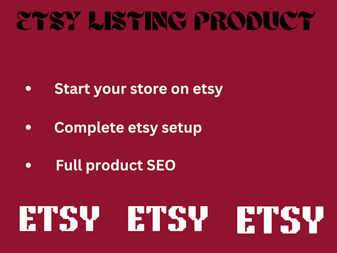 Bestseller - do etsy shop, product listing and etsy SEO