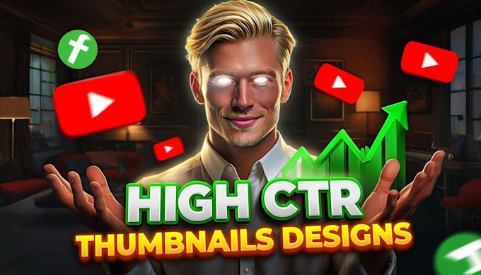 Gig Preview - Design high ctr thumbnails