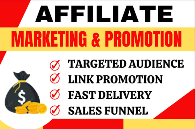 Gig Preview - Affiliate link promotion, clickbank, affiliate link promotion