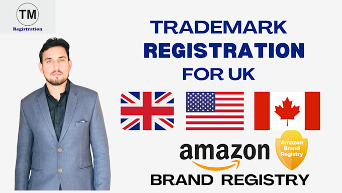 Gig Preview - Do uk trademark registration for amazon brand registry