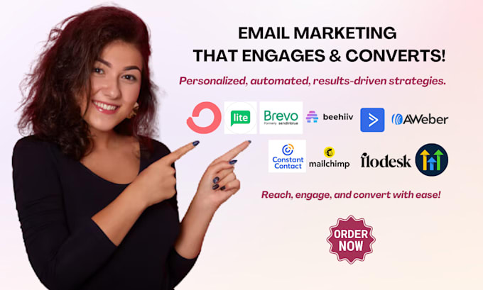 Gig Preview - Set up, optimize email marketing on convertkit, mailerlite, mailchimp and more